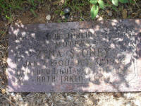 Zena Clark gravestone