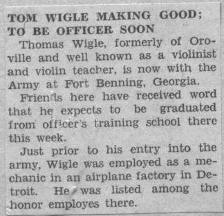 Wigle news article